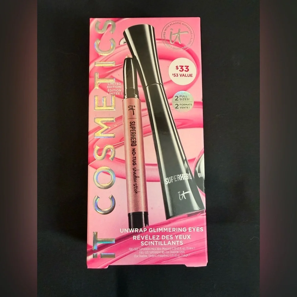 IT Cosmetics Superhero Eye Liner & Mascara Duo, Holiday 2025 Limited Edition